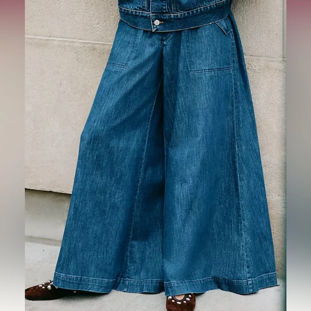 Pilcro High-Rise Wide-Leg Jeans - Picture 2 of 6